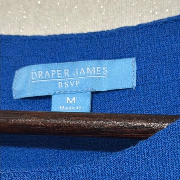 Draper James Blue A-line Midi Dress Sleeveless Cocktail - Picture 2 of 3